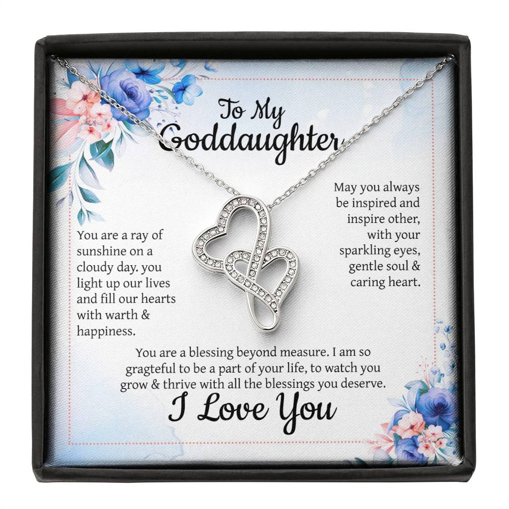 Goddaughter Heart to Heart Pendant & Necklace