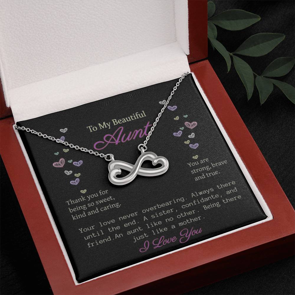 Beautiful Aunt Endless Love Pendant Necklace