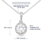 Dazzling Eternal Hope Pendant Necklace