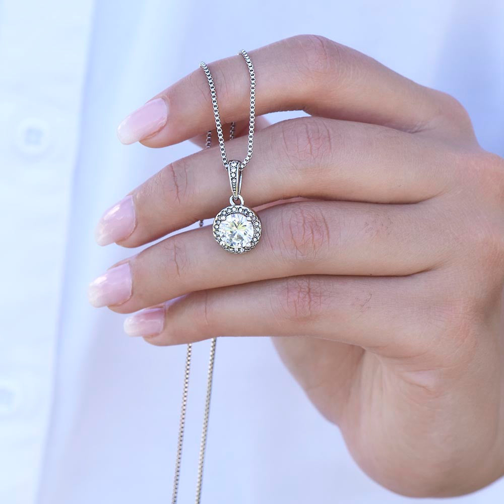 Sister I Love You Eternal Hope Pendant Necklace