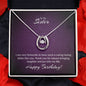 Lucky Sister Happy Birthday Necklace