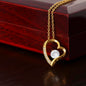 Stunning Heart Forever Love Pendant Necklace