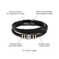 Cherished Husband Forever Love Engraved Bracelet