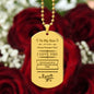 To My Son Dog Tag & Chain