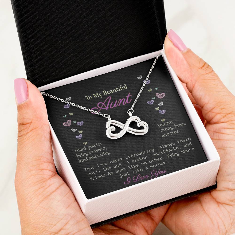 Beautiful Aunt Endless Love Pendant Necklace