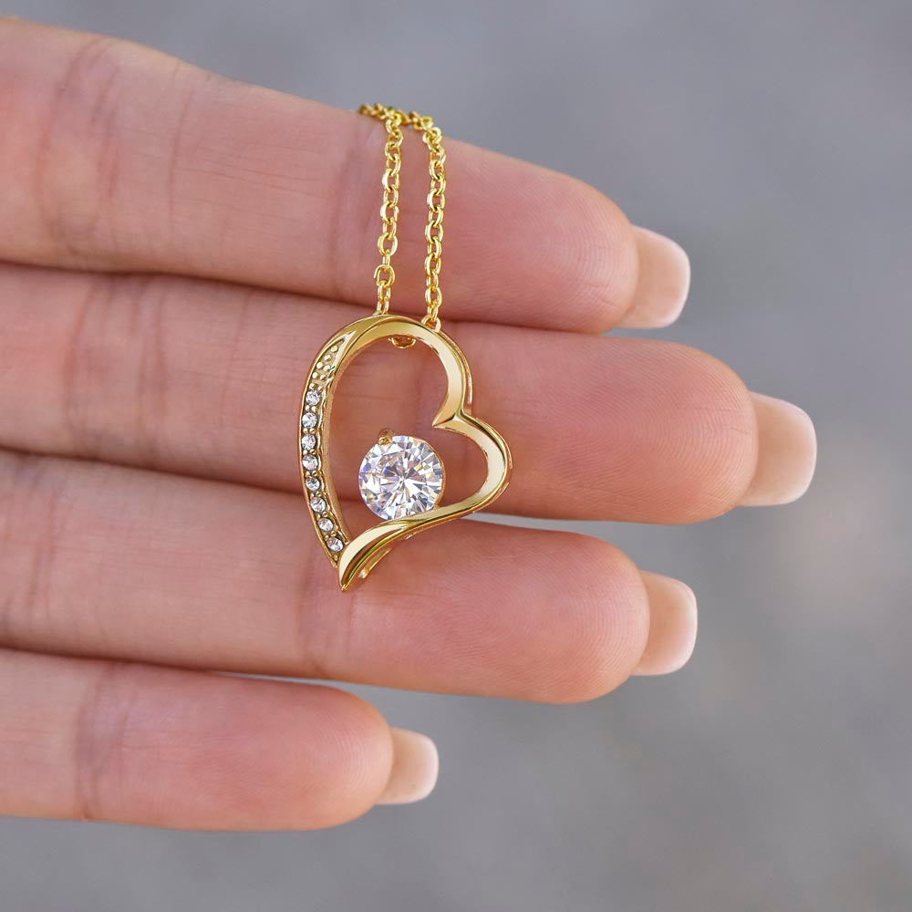 A Promise to my Wife Heart Necklace