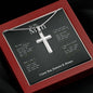 To My Man Steel Cross and Chain