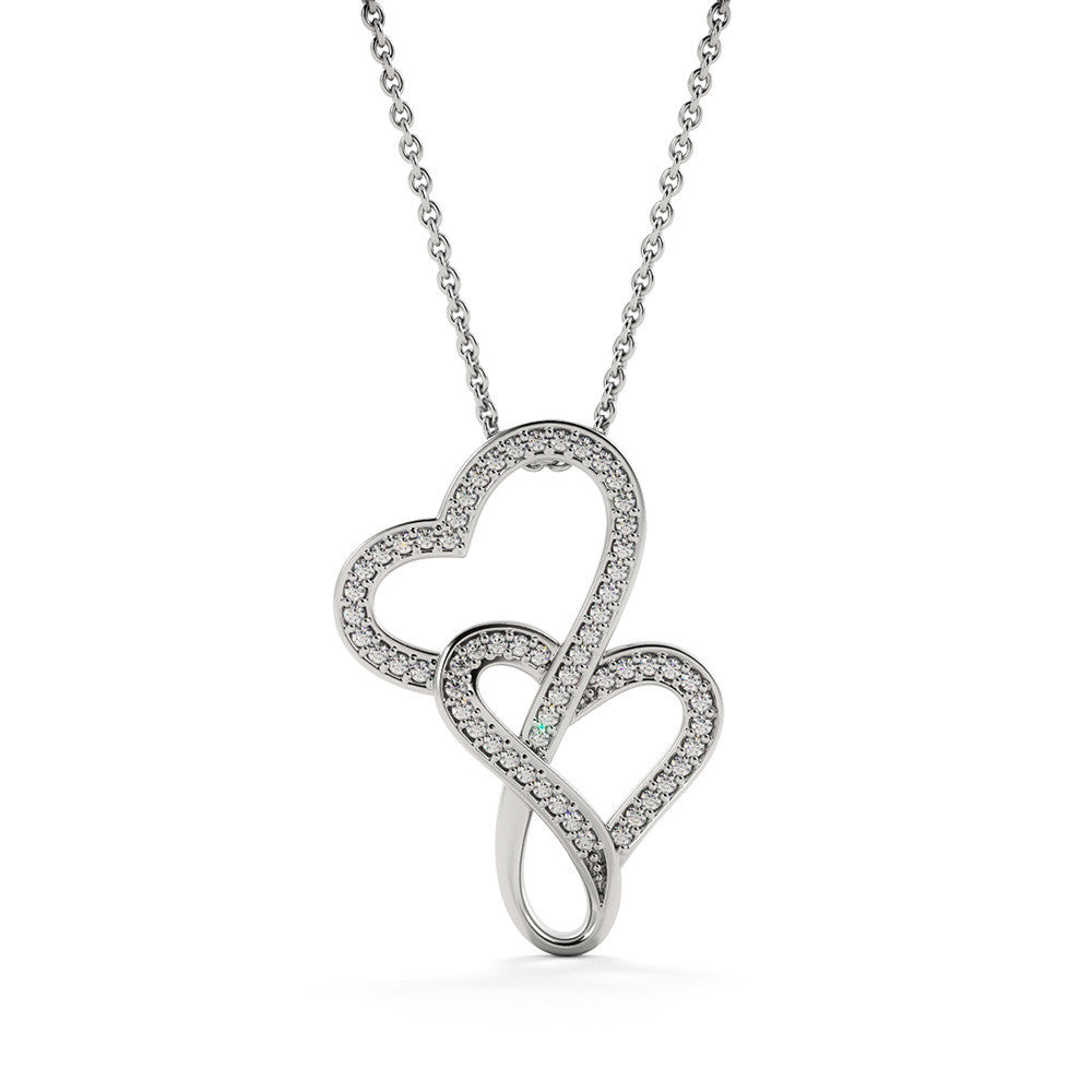 Grandma Heart-to-Heart Pendant Necklace