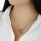 Daughter Heart to Heart Pendant necklace