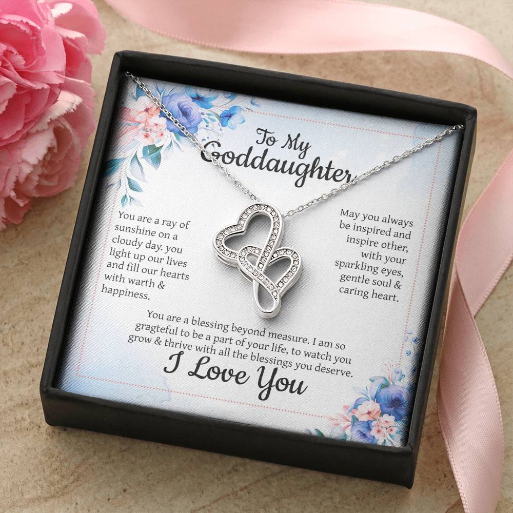 Goddaughter Heart to Heart Pendant & Necklace