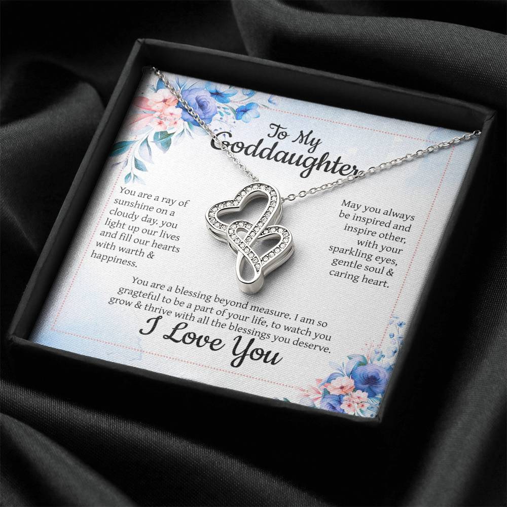 Goddaughter Heart to Heart Pendant & Necklace