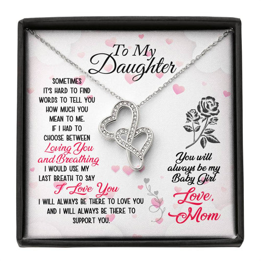 Daughter Heart to Heart Pendant necklace