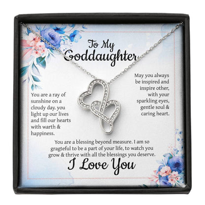 Goddaughter Heart to Heart Pendant & Necklace