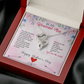 Unbiological Mom Intertwined Heart Necklace