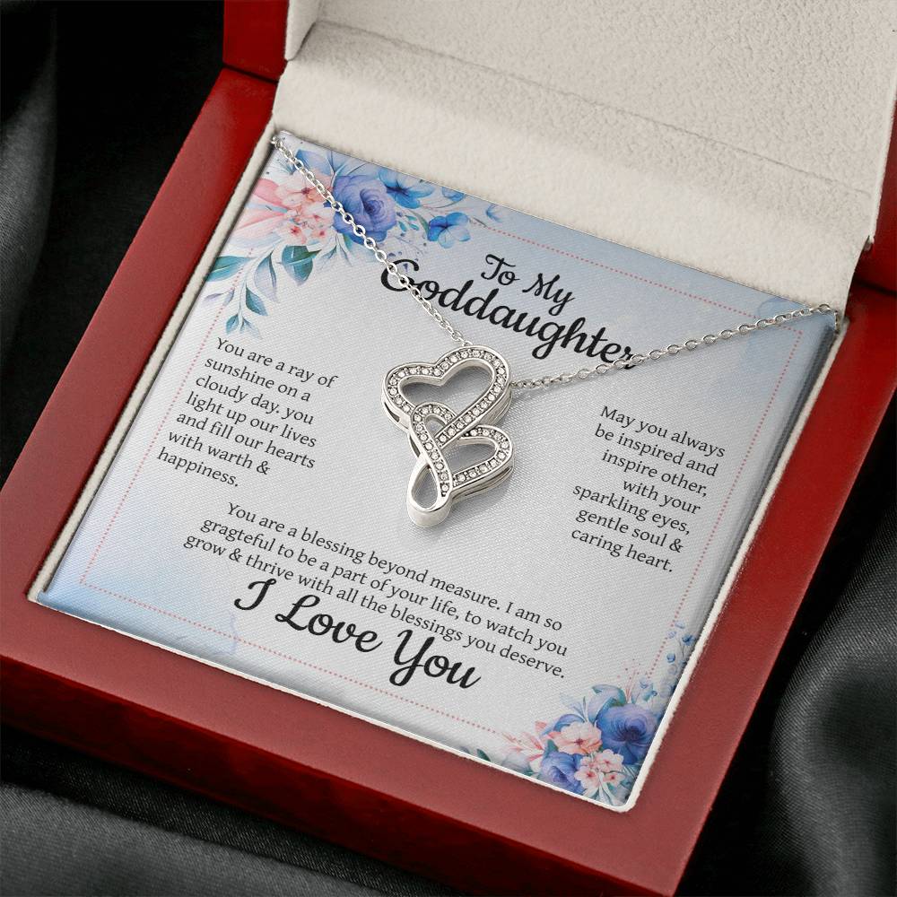 Goddaughter Heart to Heart Pendant & Necklace