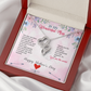 Unbiological Mom Intertwined Heart Necklace