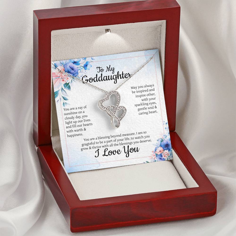 Goddaughter Heart to Heart Pendant & Necklace