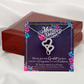 Greatest Mother Double Heart Pendant