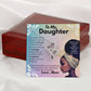 Amazing Precious Heart-to-Heart Daughter Necklace
