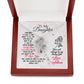 Daughter Heart to Heart Pendant necklace