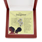 Dear Daughter Heart to Heart Pendant Necklace
