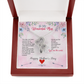 Unbiological Mom Intertwined Heart Necklace