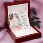 To My Daughter Giraffe Love Pendant Necklace