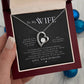 A Promise to my Wife Heart Necklace