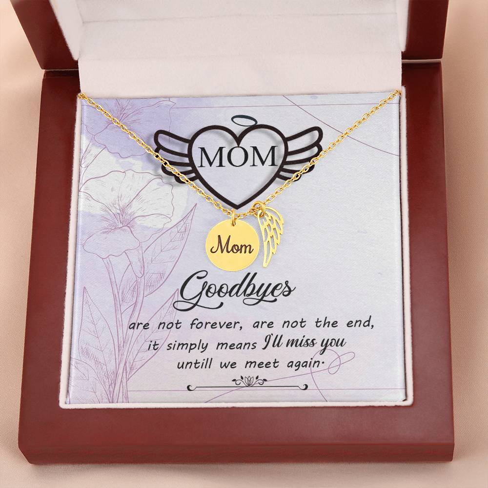 Memorial Mom Necklace and Pendant