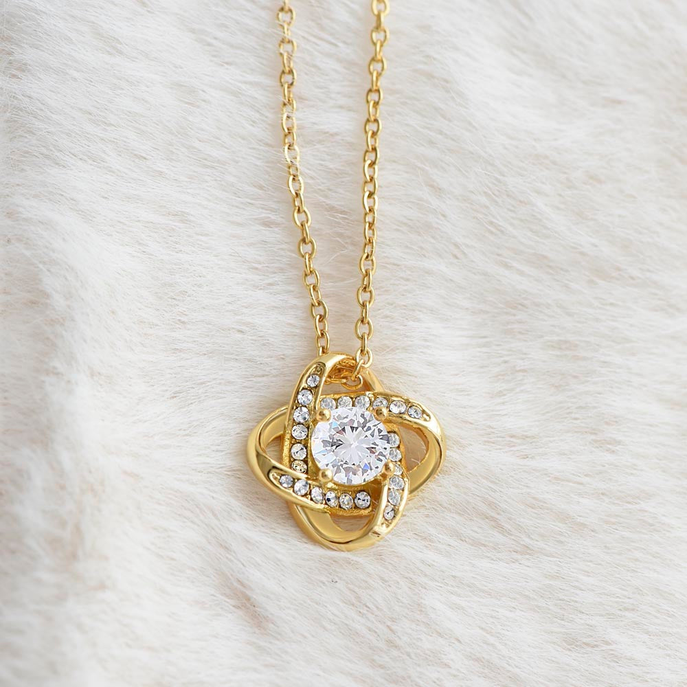 Best Sister Love Knot Necklace