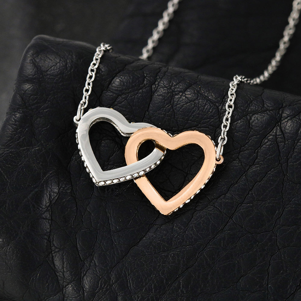 Hjia Double Interlocking Hearts Chain