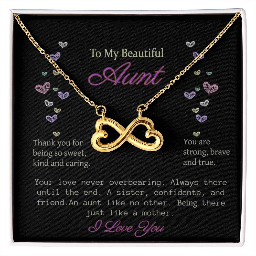 Beautiful Aunt Endless Love Pendant Necklace