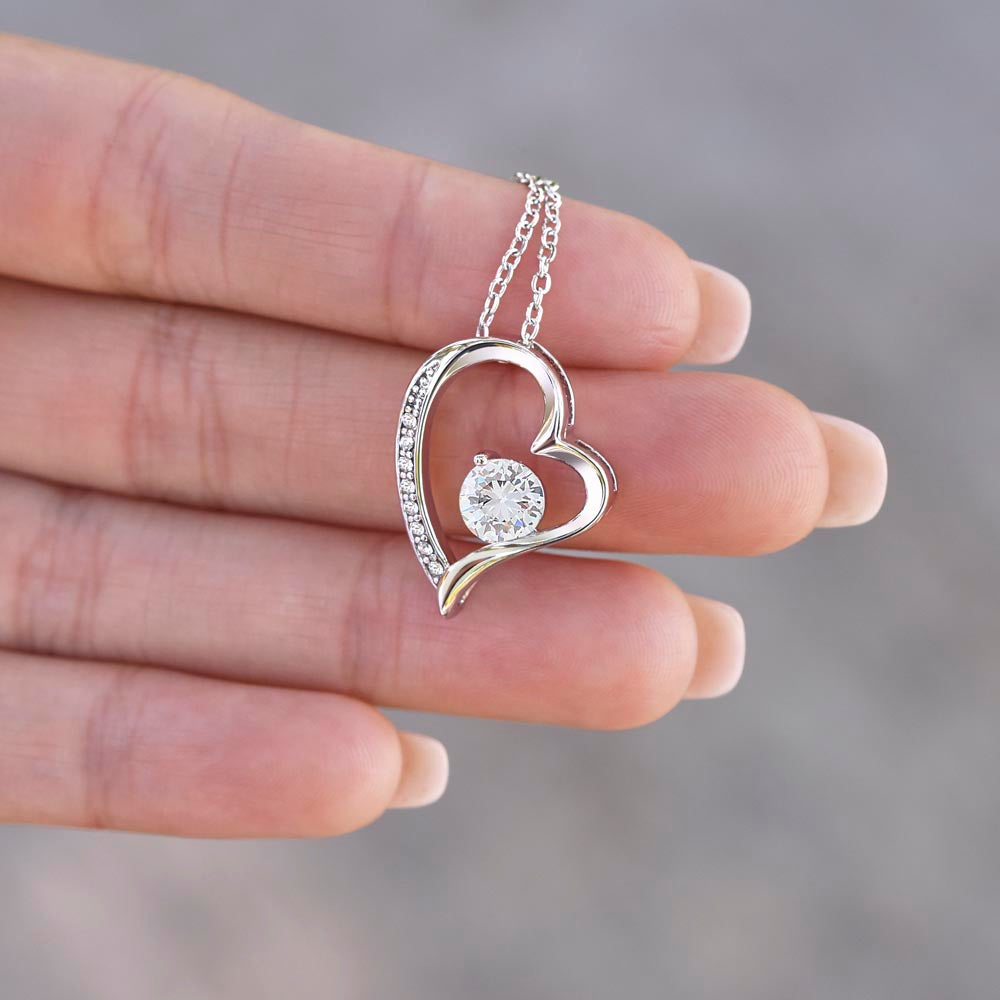 Girlfriend Heart Necklace Pendant Adjustable Chain