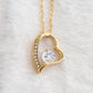 To my Mom Necklace with Forever Heart Pendant