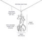 You are a Queen - To my Daughter Giraffe Necklace