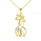 You are a Queen - To my Daughter Giraffe Necklace